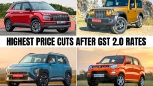 Compact Cars GST 2.0 Price Cuts