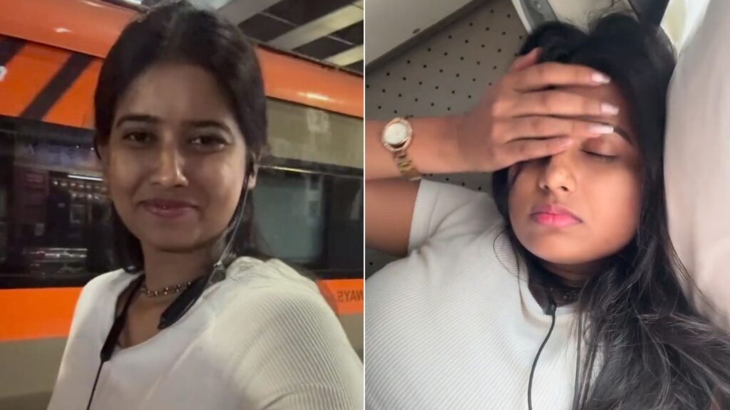 travel vlogger reviews the Vande Bharat Sleeper train